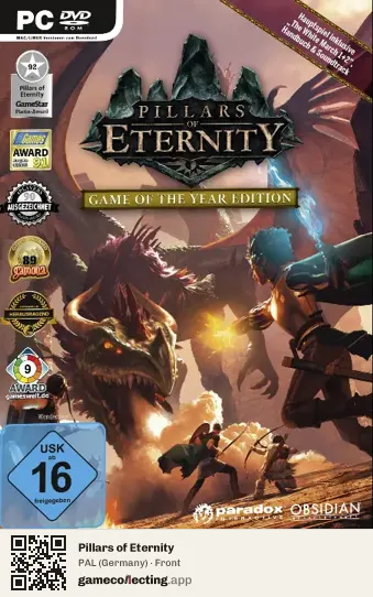 Pillars of Eternity Computer, Germany box front