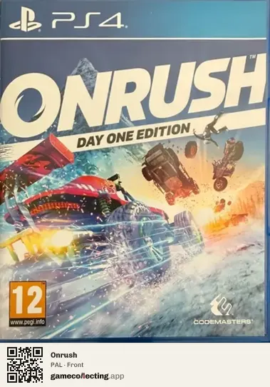 Onrush PlayStation 4, PAL box front