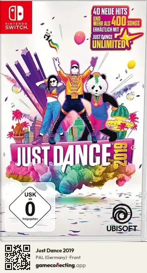 Just Dance 2019 Nintendo Switch, Germany box front