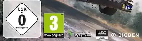 WRC 8, the USK square on its front