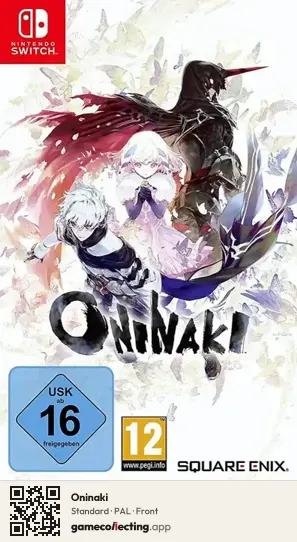 Oninaki Nintendo Switch, PAL box front