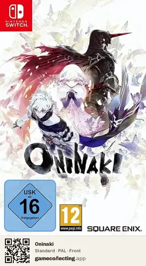 Oninaki Nintendo Switch, PAL box front