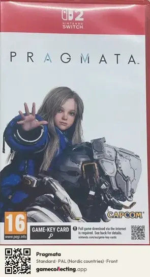Pragmata Nintendo Switch 2, Nordic countries box front