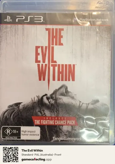 The Evil Within PlayStation 3, Australia box front