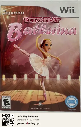 Let's Play Ballerina Nintendo Wii, NTSC box front