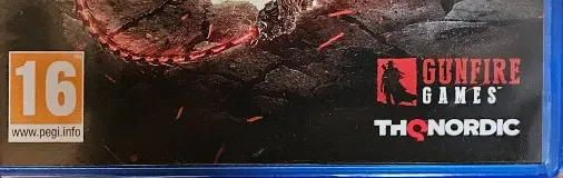 Darksiders III, the PEGI square on its front