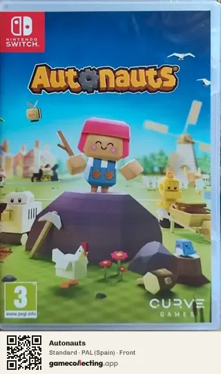 Autonauts Nintendo Switch, Spain box front