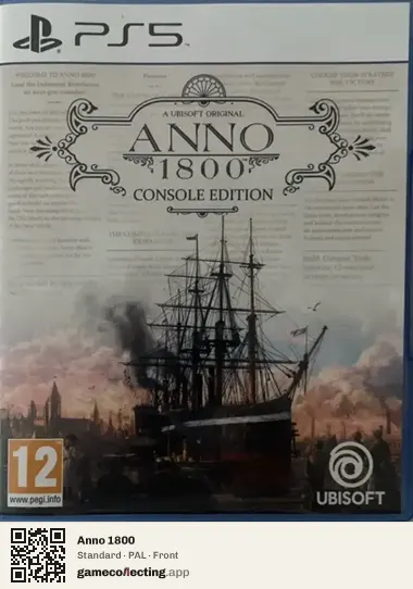Anno 1800 PlayStation 5, PAL box front