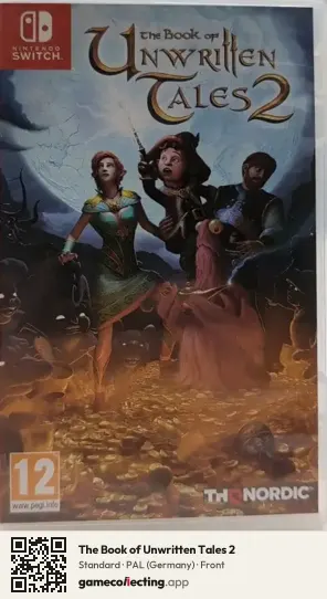 The Book of Unwritten Tales 2 Nintendo Switch, Germany box front