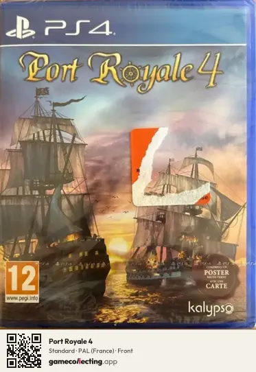 Port Royale 4 PlayStation 4, France box front
