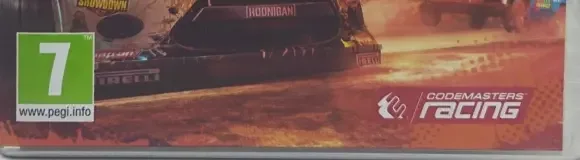 Dirt Showdown, the USK square on its front
