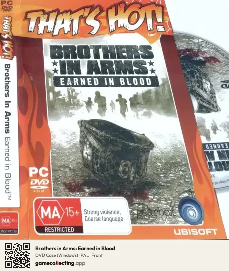 Brothers in Arms: Earned in Blood Computer, PAL box front