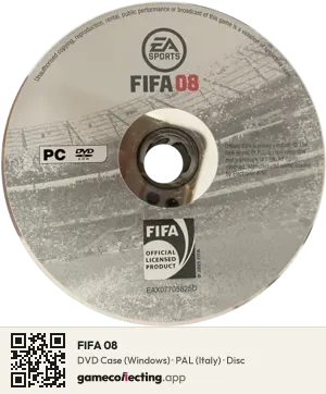 FIFA 08 Computer, PAL disc