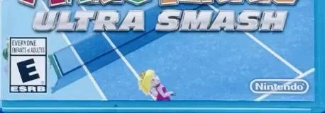 Mario Tennis: Ultra Smash, the ESRB box on its front