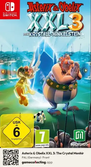 Asterix & Obelix XXL 3: The Crystal Menhir Nintendo Switch, Germany box front