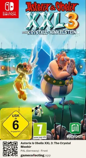 Asterix & Obelix XXL 3: The Crystal Menhir Nintendo Switch, Germany box front