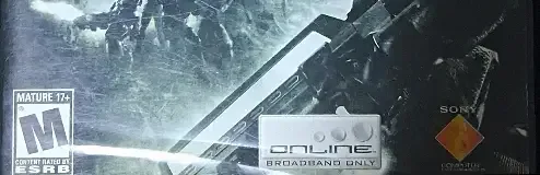Killzone, the ESRB box on its front