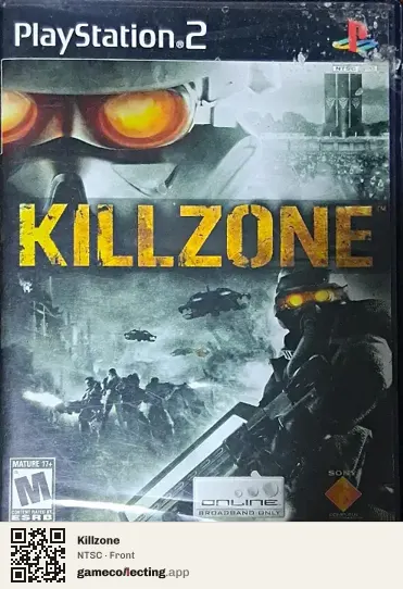 Killzone PlayStation 2, NTSC box front