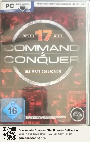 Command & Conquer: The Ultimate Collection Computer, Germany box front