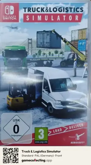 Truck & Logistics Simulator Nintendo Switch, Germany box front