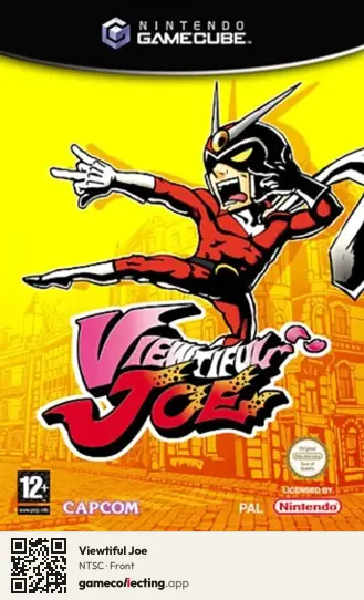 Viewtiful Joe Nintendo GameCube, NTSC box front