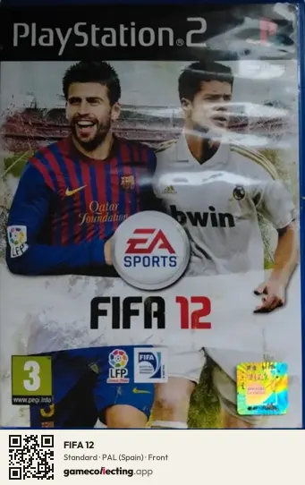 FIFA 12 PlayStation 2, Spain box front