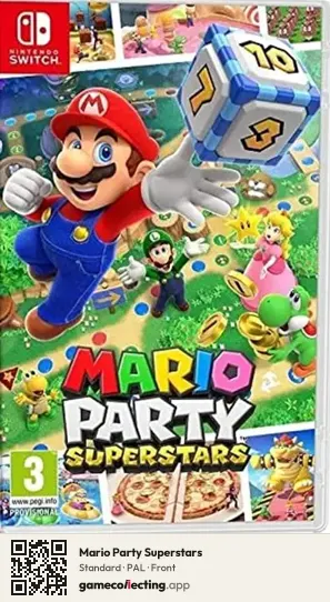 Mario Party Superstars Nintendo Switch, PAL box front