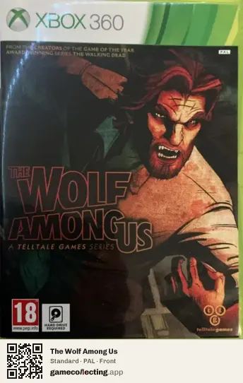 The Wolf Among Us Xbox 360, PAL box front