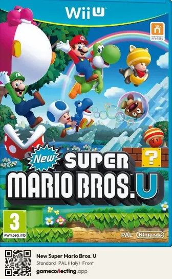 New Super Mario Bros. U Nintendo Wii U, Italy box front