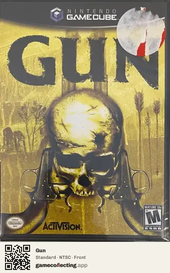 Gun Nintendo GameCube, NTSC box front