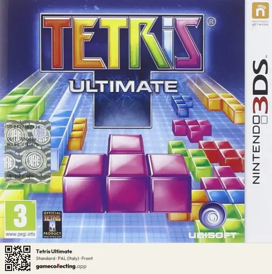Tetris Ultimate Nintendo 3DS, Italy box front