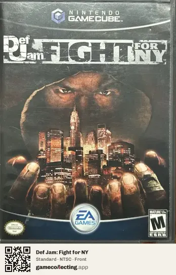 Def Jam: Fight for NY Nintendo GameCube, NTSC box front