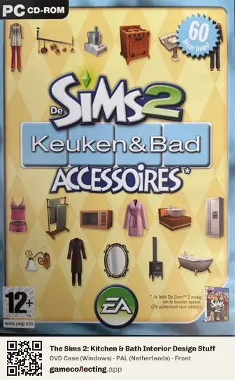 The Sims 2: Kitchen & Bath Interior Design Stuff Computer, Netherlands box front