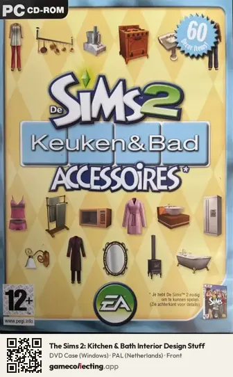 The Sims 2: Kitchen & Bath Interior Design Stuff Computer, Netherlands box front