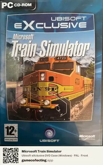 Microsoft Train Simulator Computer, PAL box front