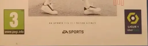 FIFA 21, the USK square on its front