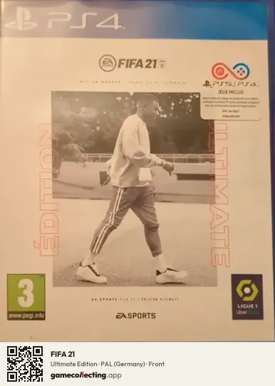 FIFA 21 PlayStation 4, Germany box front