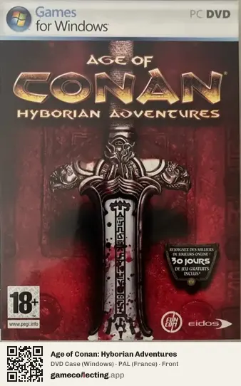 Age of Conan: Hyborian Adventures Computer, France box front