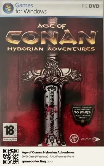 Age of Conan: Hyborian Adventures Computer, France box front