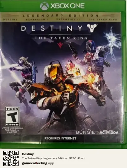 Destiny Xbox One, NTSC box front