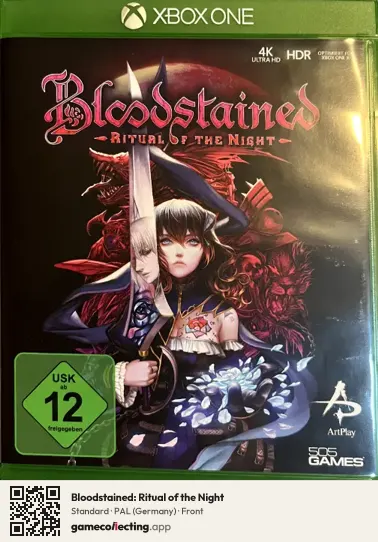 Bloodstained: Ritual of the Night Xbox One, Germany box front