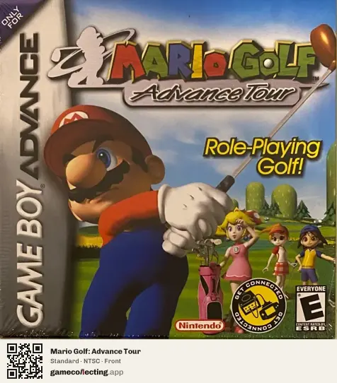 Mario Golf: Advance Tour Game Boy Advance, NTSC box front