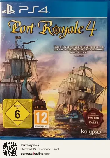 Port Royale 4 PlayStation 4, Germany box front