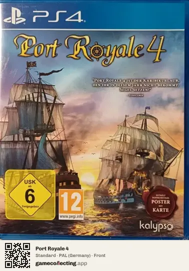 Port Royale 4 PlayStation 4, Germany box front