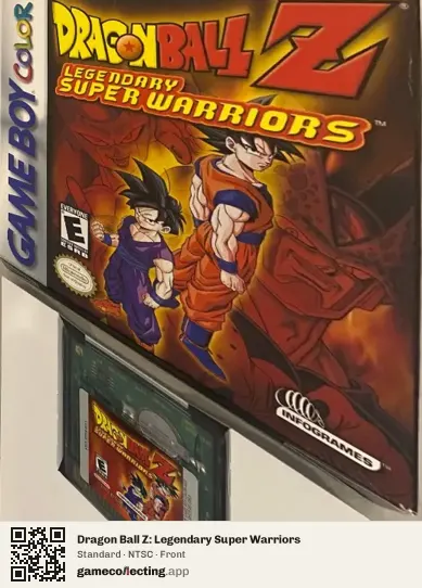 Dragon Ball Z: Legendary Super Warriors Game Boy Color, NTSC box front