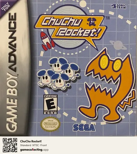ChuChu Rocket! Game Boy Advance, NTSC box front