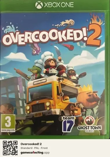 Overcooked! 2 Xbox One, PAL box front