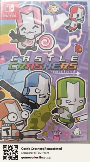 Castle Crashers Remastered Nintendo Switch, NTSC box front