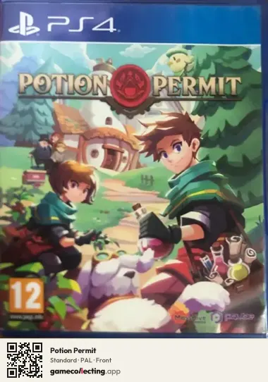 Potion Permit PlayStation 4, PAL box front