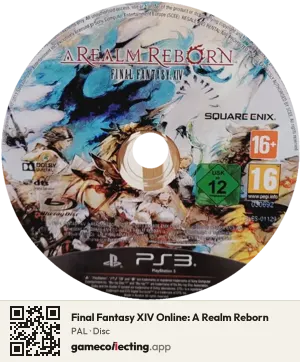 Final Fantasy XIV Online: A Realm Reborn PlayStation 3, PAL disc